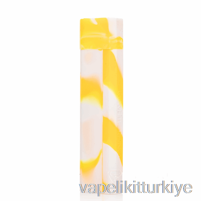 Vape Türkiye Beyaz Gergedan Silikon Dab Out [kuvars] Sarı Beyaz (uv Parıltı)